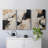 Abstract Series CLXX -Set Of 3 Gallery Wrapped Canvas -Ready to Hang-107312163