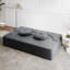 Canapé-lit moderne avec 2 coussins, canapé-lit en velours côtelé rembourré et rembourré de mousse, matelas pliant double de 14,2 po pour le salon, lit d'invité, aucun assemblage requis-1675132100