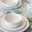 Rimmed over&back Semi Hand-Finished Stoneware Dinner Bowls, Set of 4-99279675