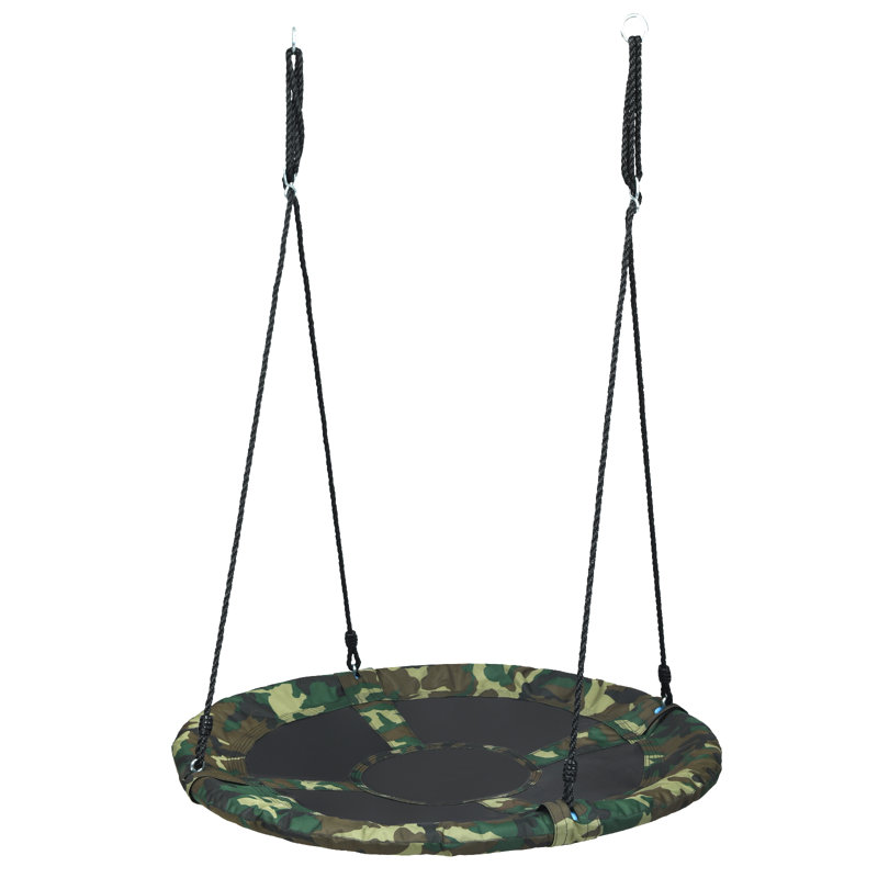 Freeport Park Harrington Web / Saucer Swing Swing Seat with Mounting Hangers and Chains