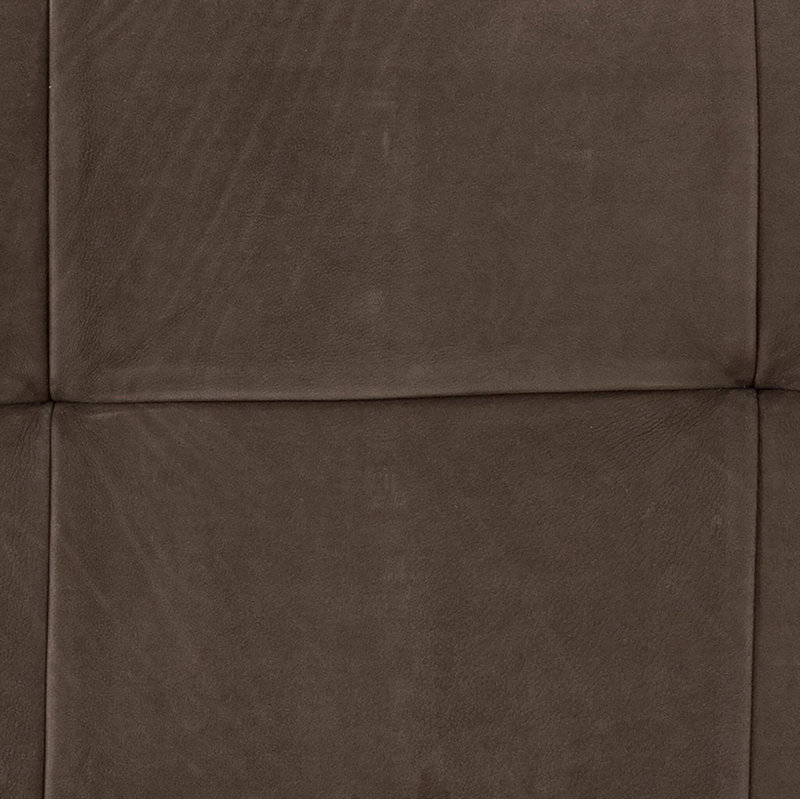 Marcia Leather Bench, Brown