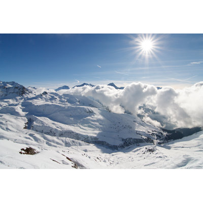 French Alps Ski Resort La Plagne by Hopsalka - Wrapped Canvas Print