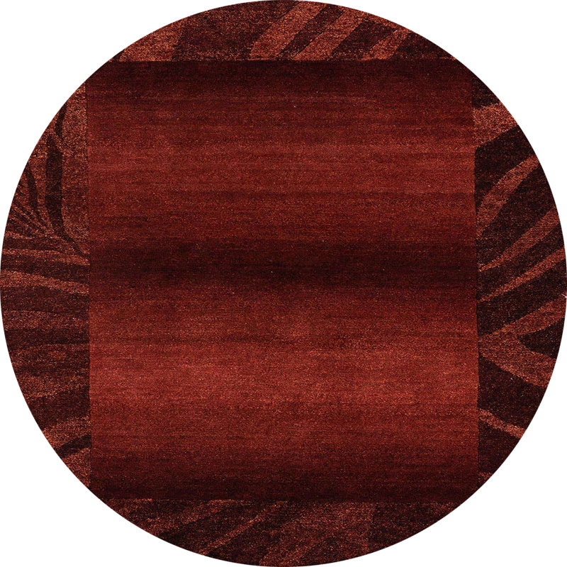 Abstract Indoor Rug, Round 8'