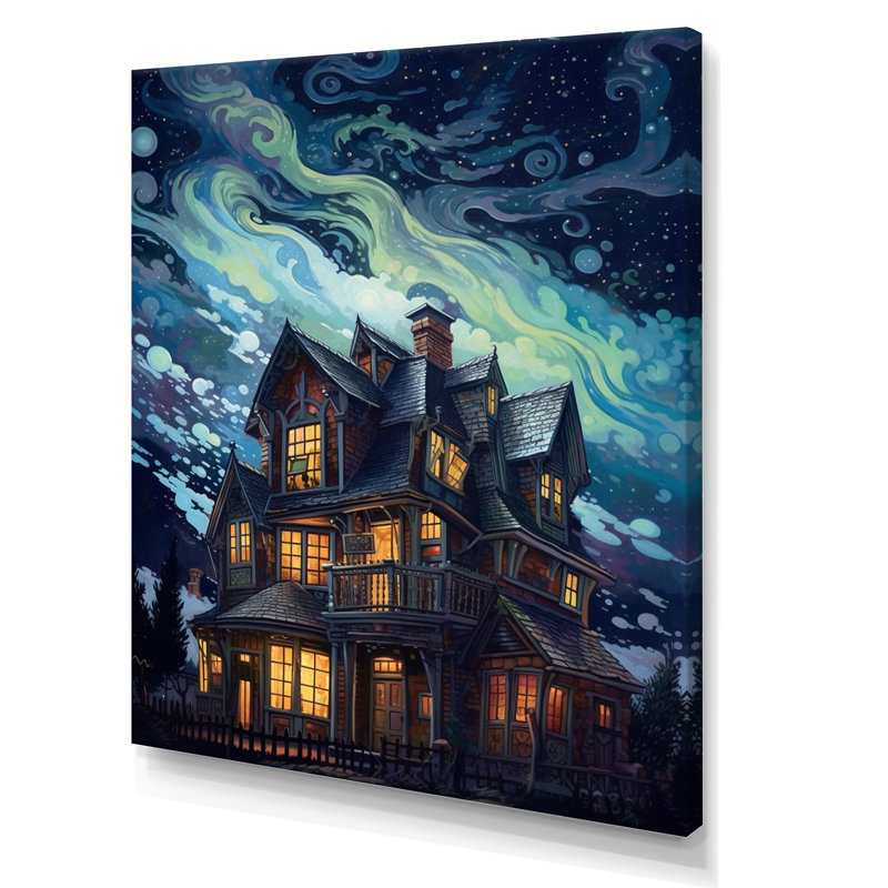«Night's Keep I» sur toile, H 20 po x l 12 po x P 1 po, Toile tendue