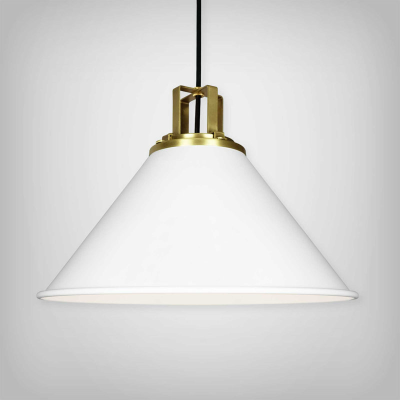Kiali 1 - Light Brass Cone Pendant
