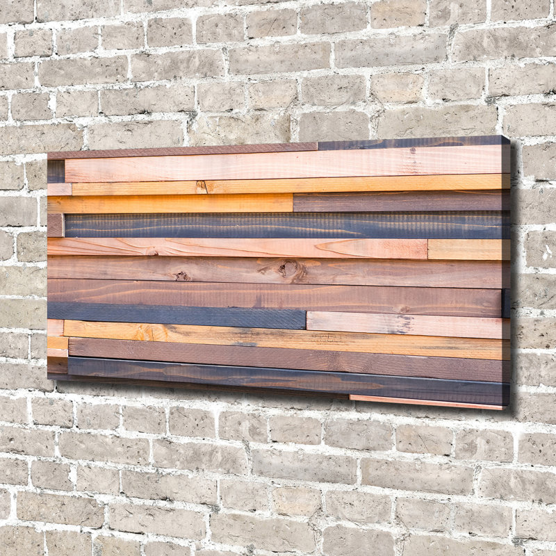 Wooden Wall - Wrapped Canvas Print
