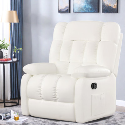 Fauteuils inclinables ergonomiques réglables, rembourrés en polyuréthane, style moderne pour le salon