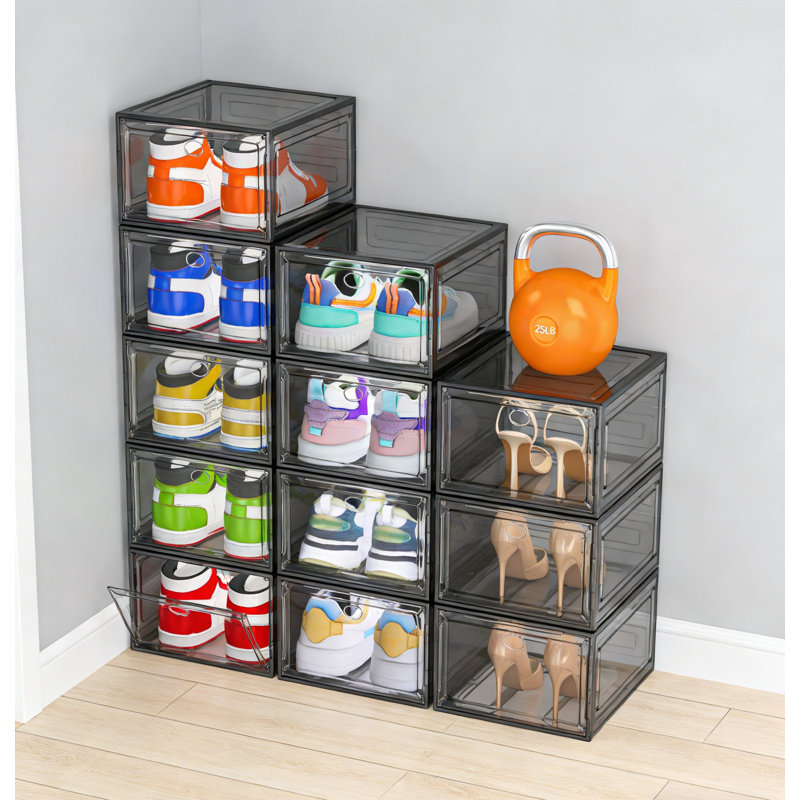Range-chaussures magnétique transparent épaissi