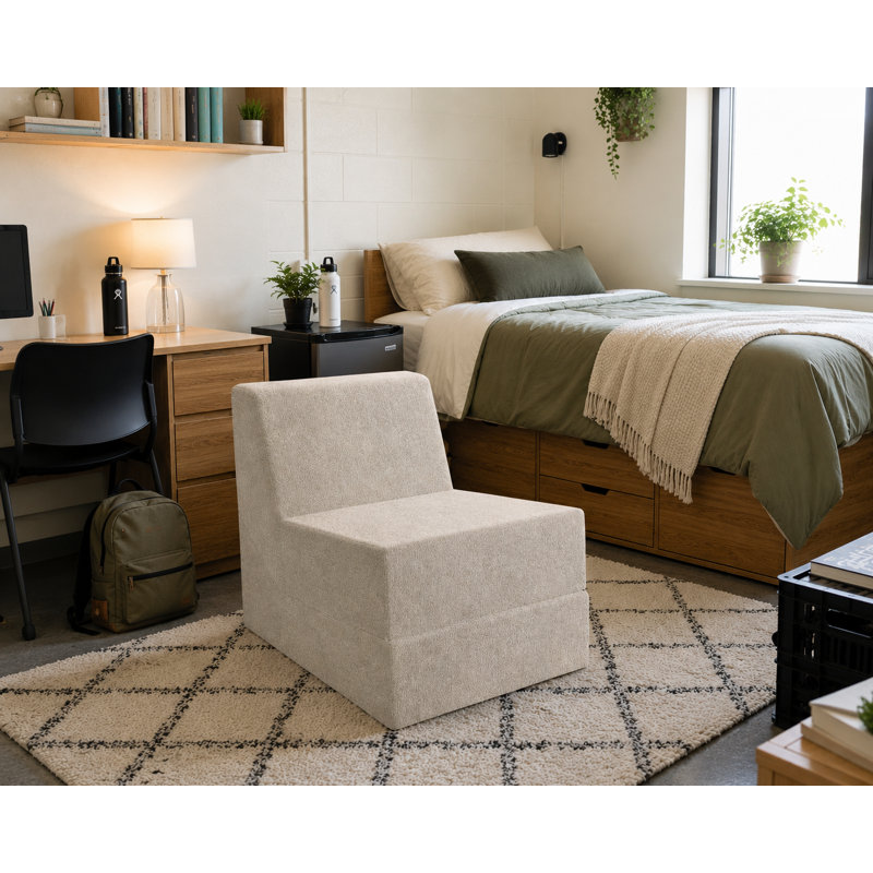 Slumber Solutions Comfort Gaming Chair, Linen White