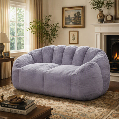 Pouf géant au design ergonomique et mousse haute densité pour un confort et un soutien ultimes