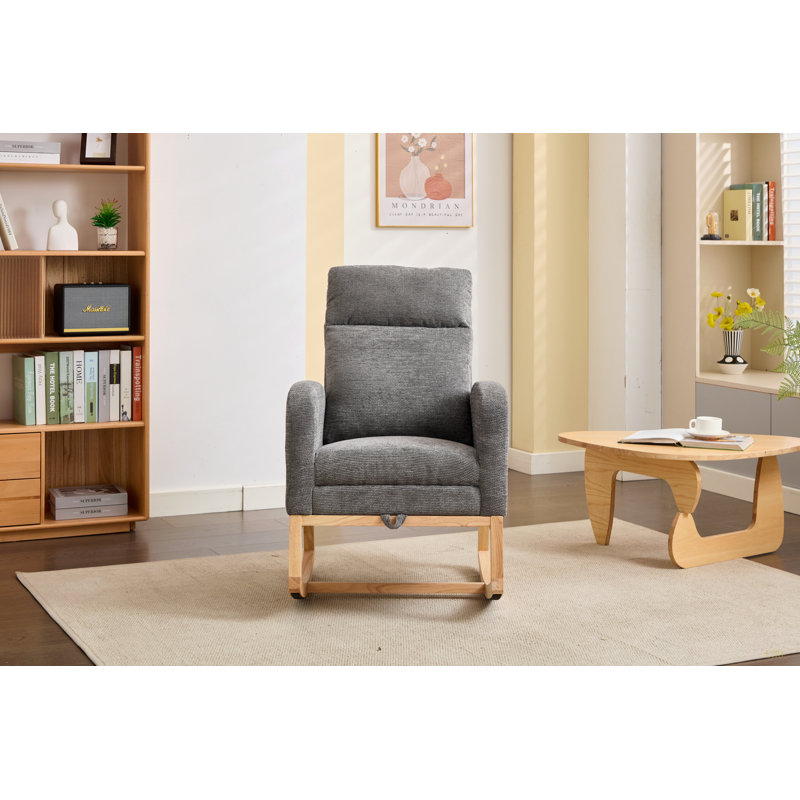 Chaise berçante Modern, Gris foncé