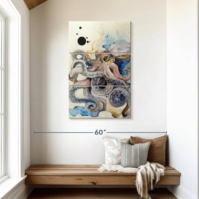 Brampt Dreamy Octopus, 45" H x 28" W