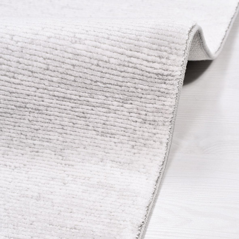 Tapis beige moderne lavable à la machine, Rectangle de 2 pi 7 po x 5 pi