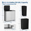 Poubelle de cuisine double 13,2 + 5,2 gal-131030789