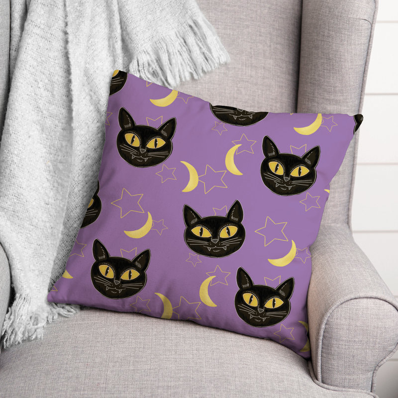  Polyester Throw Pillow, 16" x 16"