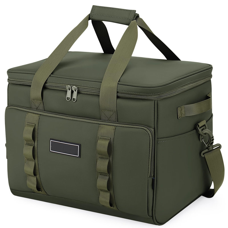 Ebern Designs 37L Picnic Tote Bag Cooler, Green