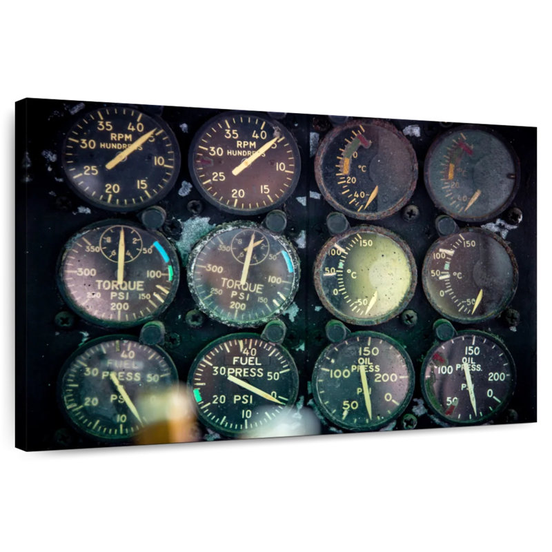 Mehar Airplane Dials, 20" H x 30" W