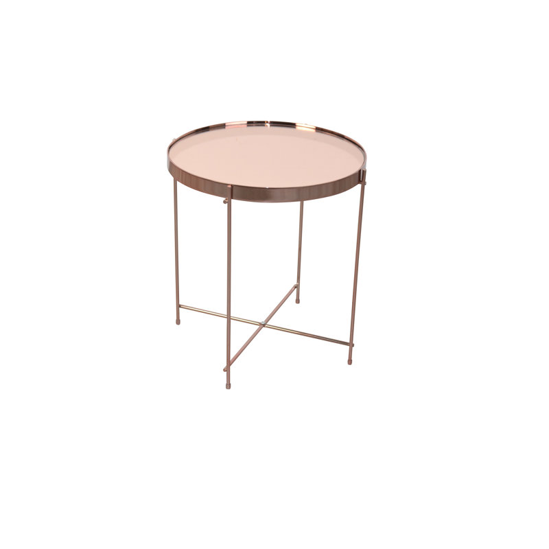 Ladue side table, Rose gold