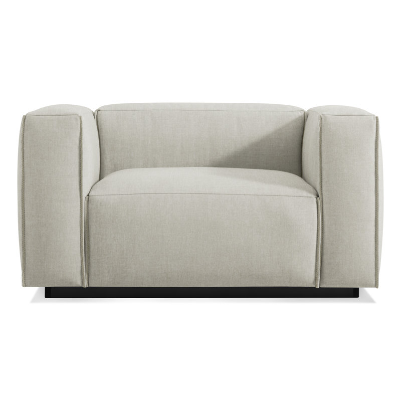 Cleon Club Chair, Maharam Mode in Clavicle 100% Polyester