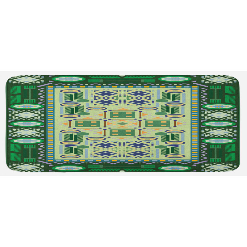 Tapis de cuisine afghan, Vert