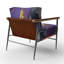 Cress - Fauteuil d'appoint rembourré en marbre-1736462453