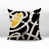Jaune / noir / blanc cassé abstrait