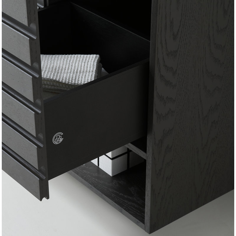 Gris anthracite avec comptoir 48 po Matéria, Blanc, Gris anthracite