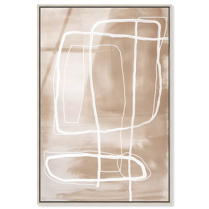 Markings in the Dirt II High-Gloss Frameless Acrylic Glass Wall Art Abstract Print by Oliver Gal, Ready to Hang, 10 x 15