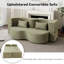 Upholstered 75.22 " Fabric Sleeper Sofa