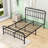 Assunta Metal Platform Bed with Headboard-794205388