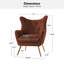Fauteuil à oreilles 29,25 po Avianna-317751870