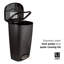 Calhoon Plastic Step On Kitchen Trash Can - 13 Gallons-1222097481