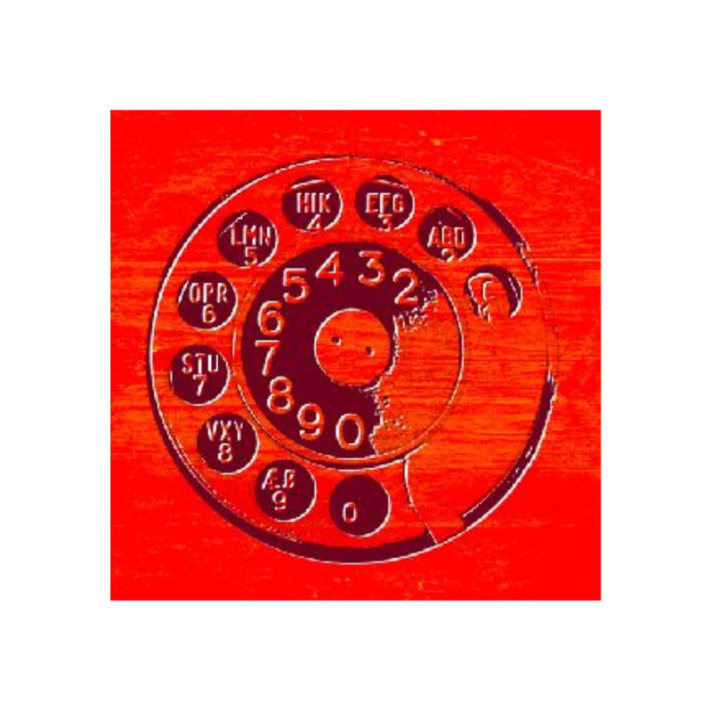 Dial By Numbers - Graphic Art, Plexi, 48" H x 48" W