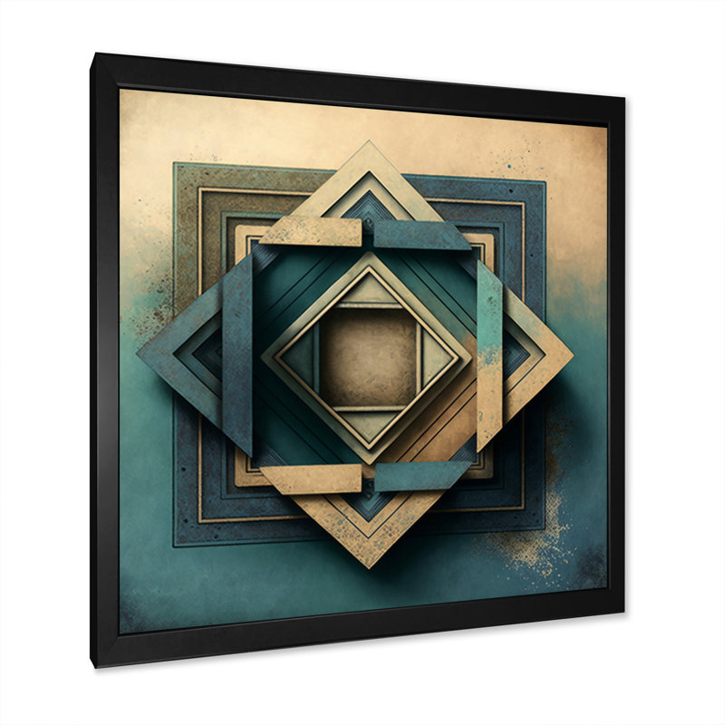 Impression impeccable sur toile, "Perfect imperfections" rétro graphique VI, L 36 po x H 36 po, Noir