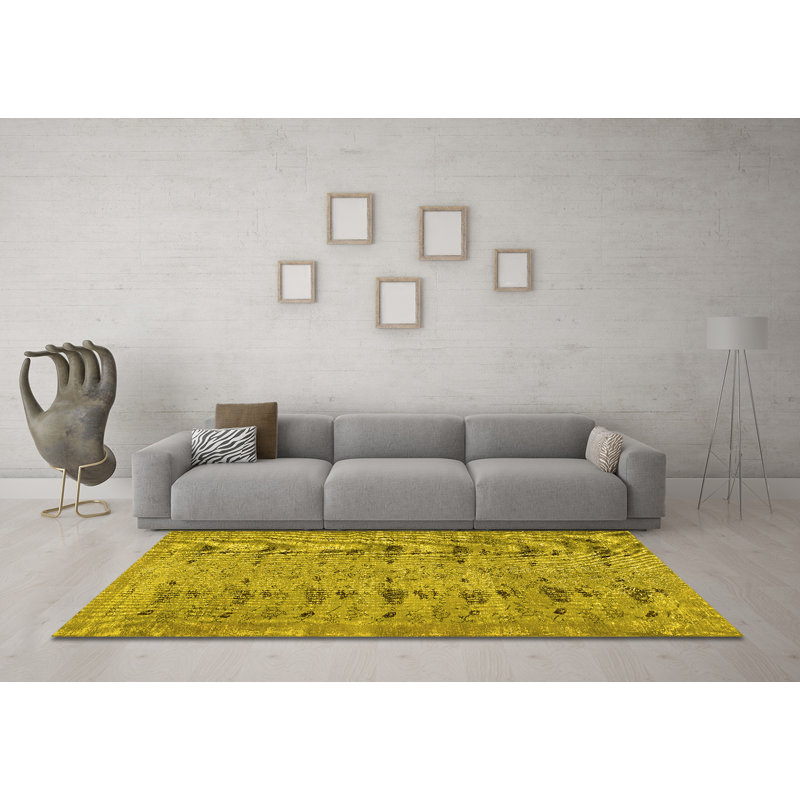 Performance Floral Indoor Rug, Square 5'