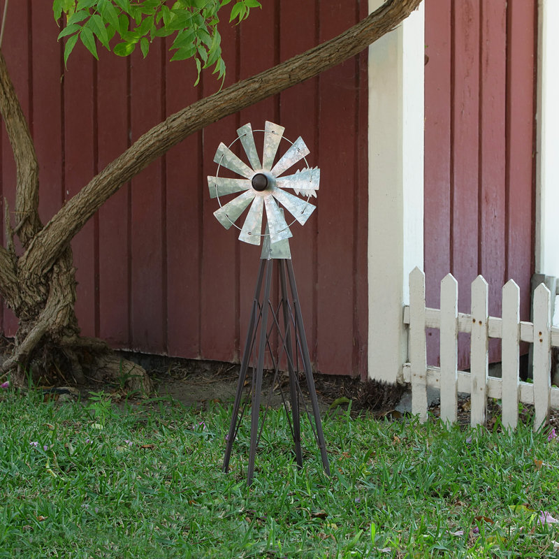 Arissa Weather Resistant Metal Windmill