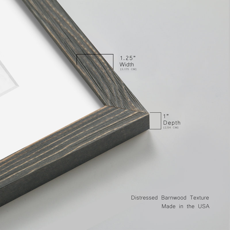 «Neutral Garden I-Premium», reproduction encadrée prête à être accrochée, gris, H 20 po x l 20 po x P 1,5 po