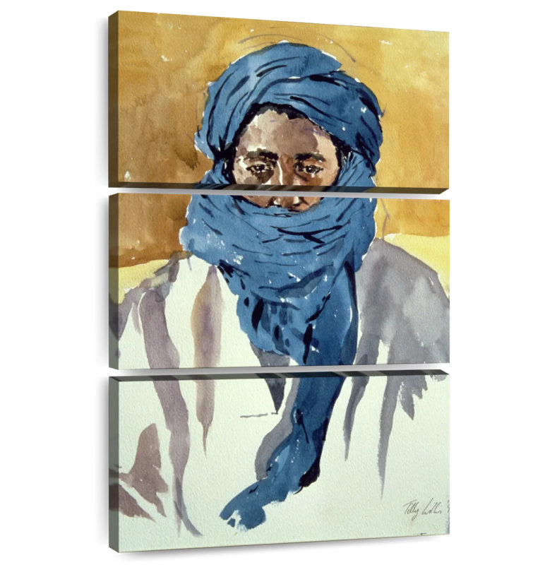 Leisha, tribu touareg Tombouctou, H 50 po x l 32 po