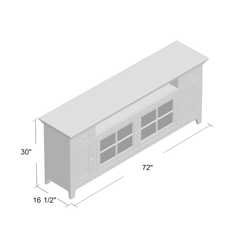 Susana TV Stand for TVs up to 62", 72"