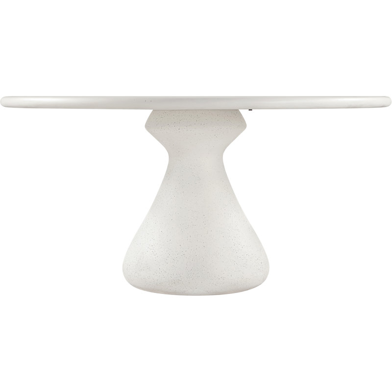 Table de salle à manger Sano Caja, H 30 po x l 60 po x P 60 po, Crème