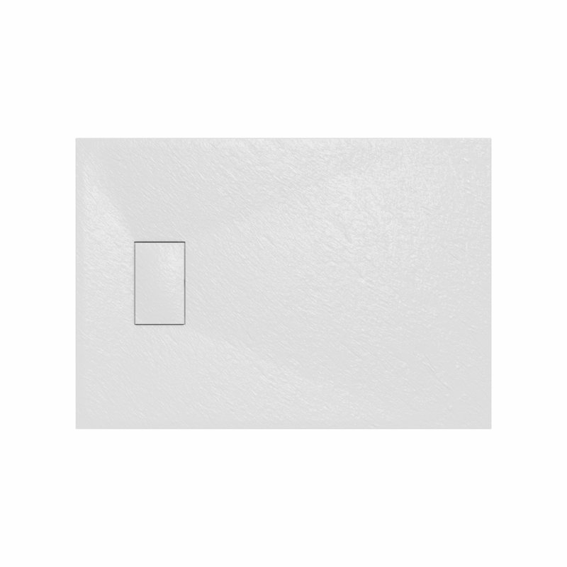 Bozidar W 32mm D Rectangle Shower Tray, 100cm H x 70cm W x 3.2cm D, White