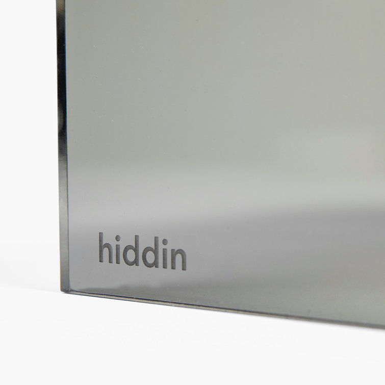 Hiddin Smoke Grey Acrylic Double Bowl Elevated Pet Feeder & Reviews