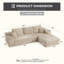 Canapé modulaire rembourré Boneless-678963250-678963255
