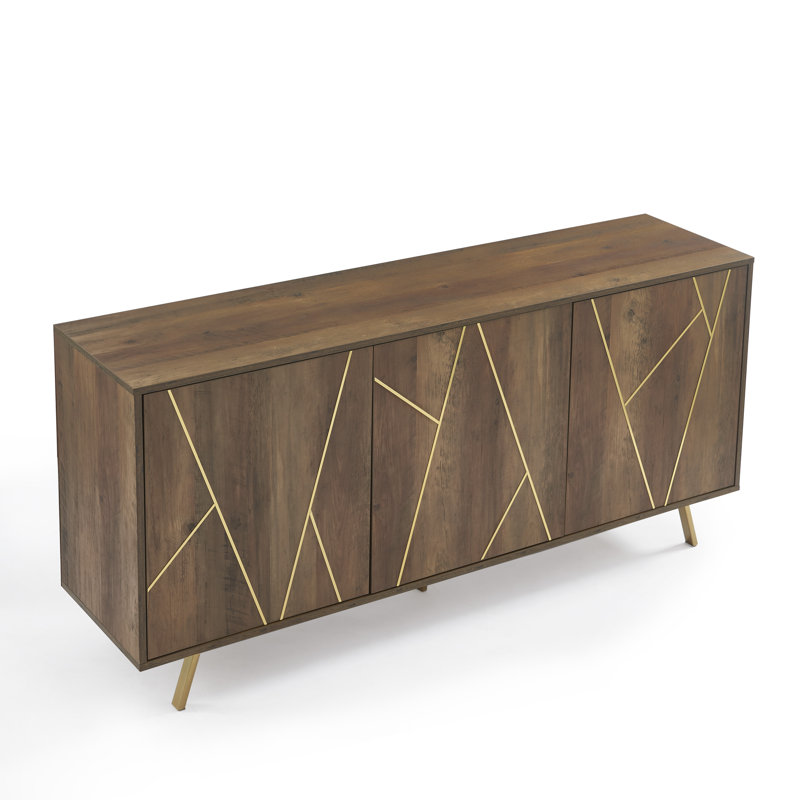Jaagruti 63'' Sideboard, Rustic Oak