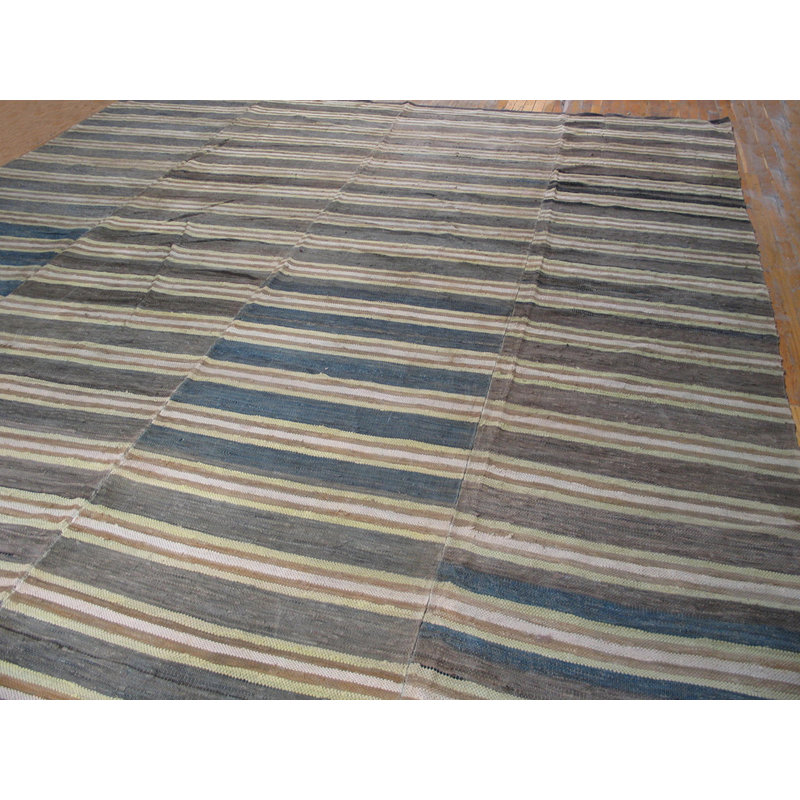 Antique American Rag Rug America 1900s