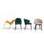 Fauteuil rembourré avec structure en métal Tuka-834094301-834094300