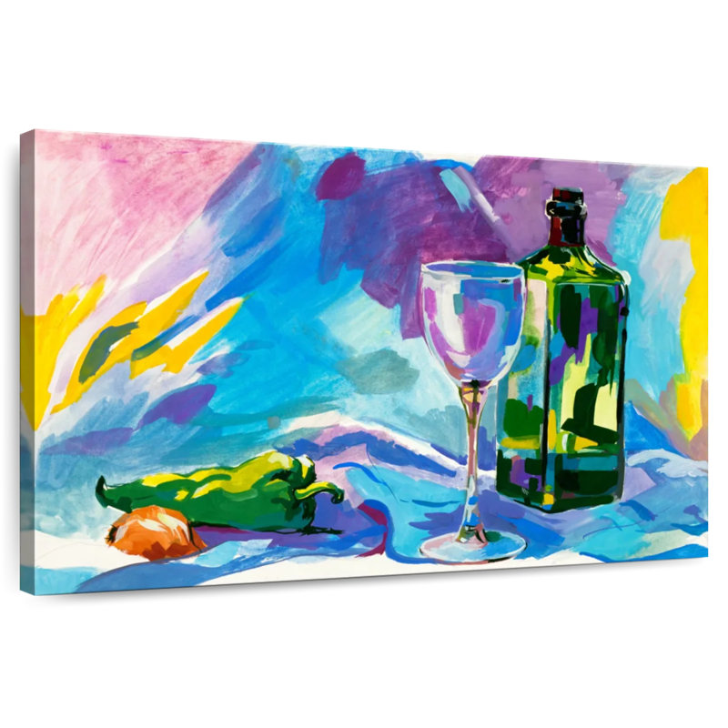 Yarlin Alcohol, 32" H x 48" W