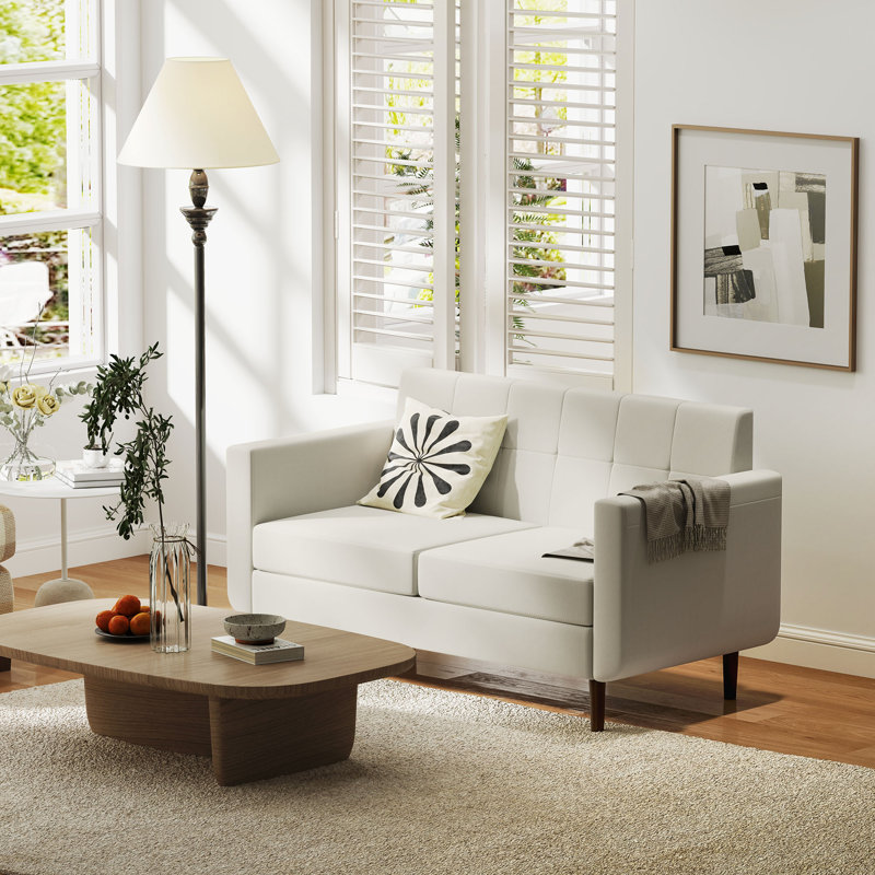 Sal 2 Seater Linen Loveseat