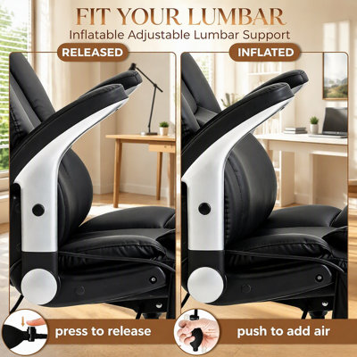 Chaise de bureau ergonomique avec soutien lombaire