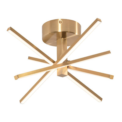 Iuturna Acrylic Semi Flush Mount